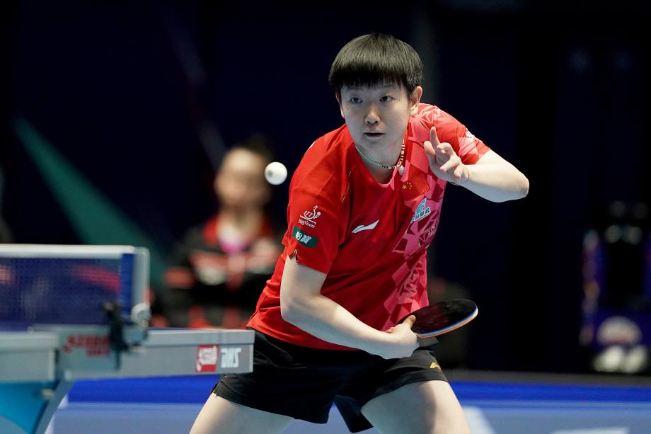 [图]孙颖莎独得2分 中国女团3-1波兰晋级世乒赛16强
